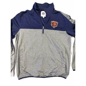 NFL Chicago Bears NFL Football Sweatshirt Navy Gray L Officially Licensed
